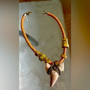 Shark tooth Necklace, one of a kind, handmade, local artist